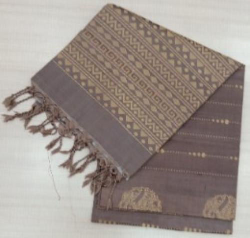 SOFT SILK SAREE WITH BLOUSE
